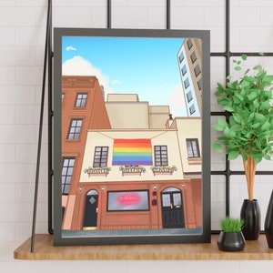 The Stonewall Inn | Pride | LGBTQ Poster | Prints | New York Wall Art | Poster | Illustration | Gift | Travel Print | PHYSICAL PRINT