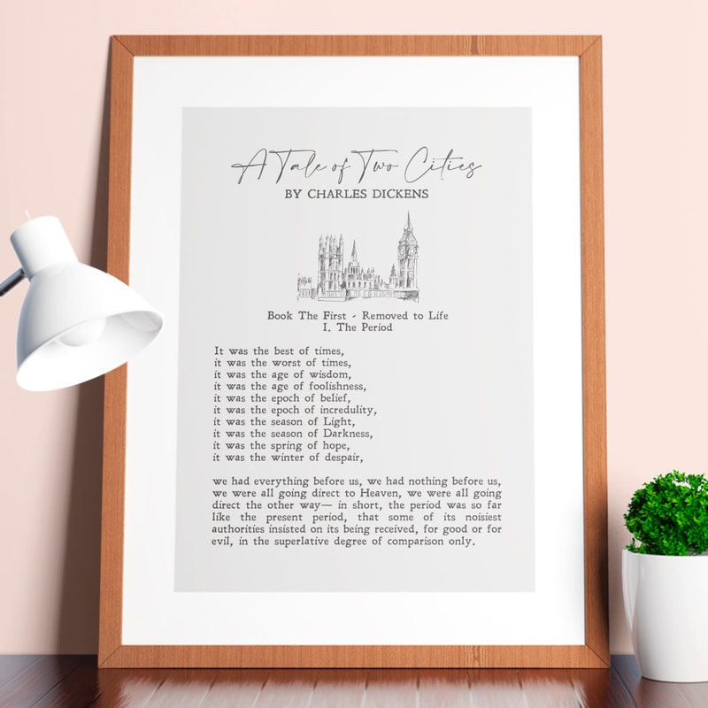 A Tale of Two Cities - Etsy