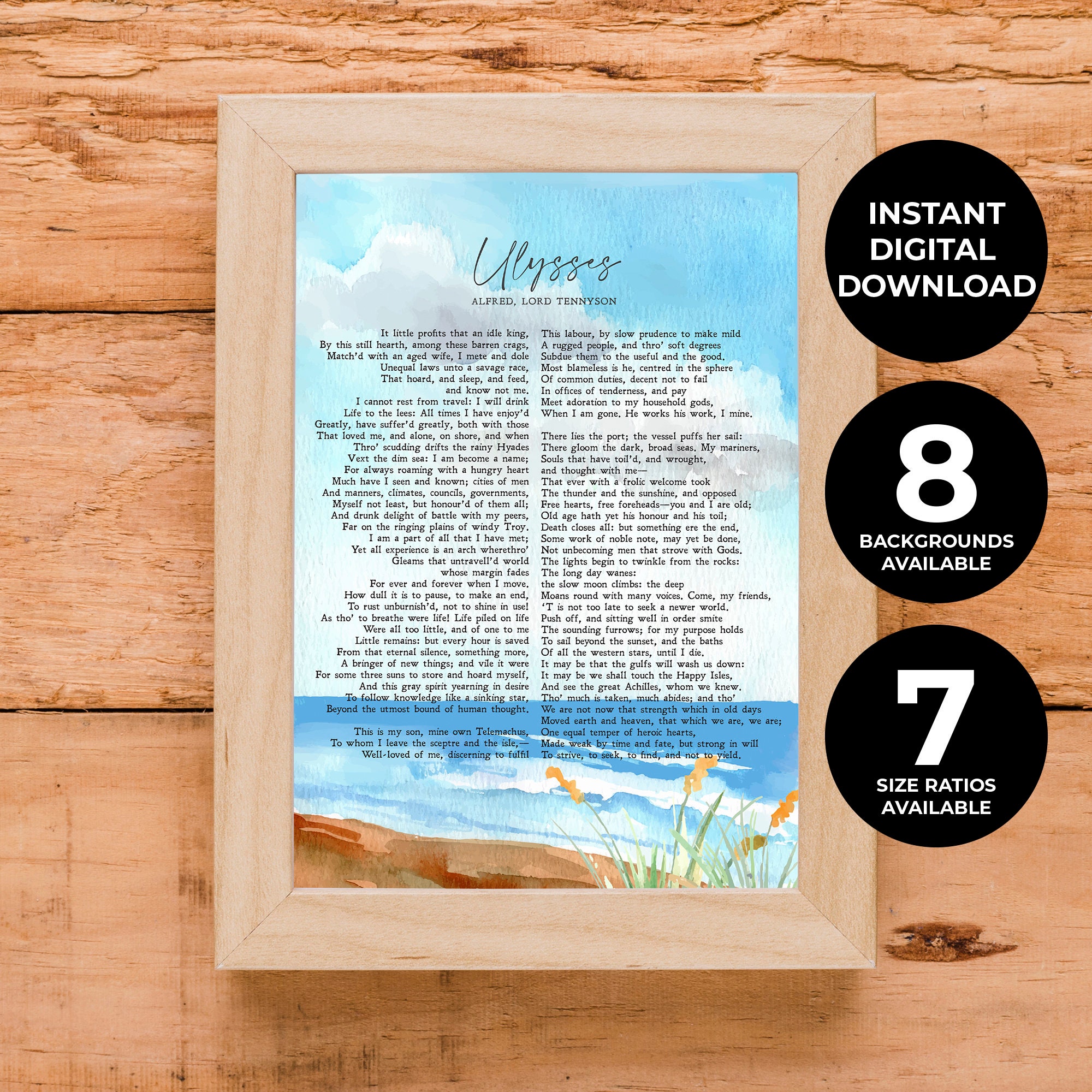 Ulysses | Alfred Lord Tennyson | Poem | Life | Live