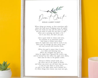Don 39 t Quit Art Print Poem by Edgar - Il 340x270.2445527963 79q0 