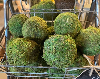 Handmade Moss Balls – Bulk Pack, Home Decor
