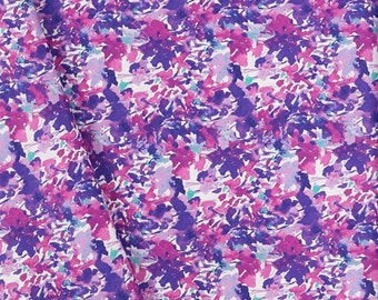 Beautiful Moments Purple Floral Rayon Fabric by Jacqueline Maldonado for FIGO Fabrics (2-5 yard cuts)