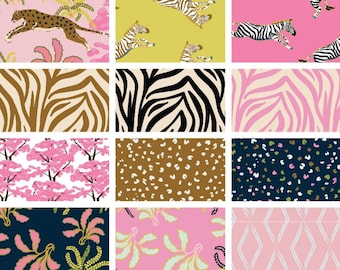 Wild Expedition Flat Fat Stack Bundle (14 Prints) by Teresa Chan for Paintbrush Studio Fabrics