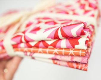 Red Hot Half Yard Bundle (3 Prints) - *Curated by Jen* FIGO Fabrics | Quilting Cotton