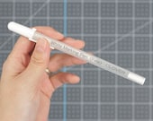 White Water Soluble or Iron-Off Marking Pen for Dark Fabrics