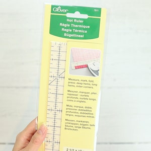 Clover Hot Ruler for Hemming / Pressing *Sewing Report Pick*