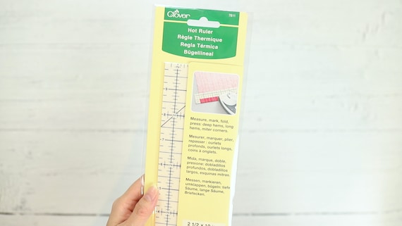 Clover Hot Ruler for Hemming / Pressing sewing Report Pick 