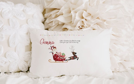 Personalised christmas cheap pillowcase