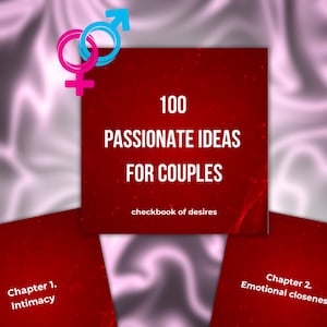 Romantisch koppel voucherboek | 100 afdrukbare liefdesbonnen | Leuk en pittig relatiecadeau voor hem en haar | Ideeën voor een digitale date night