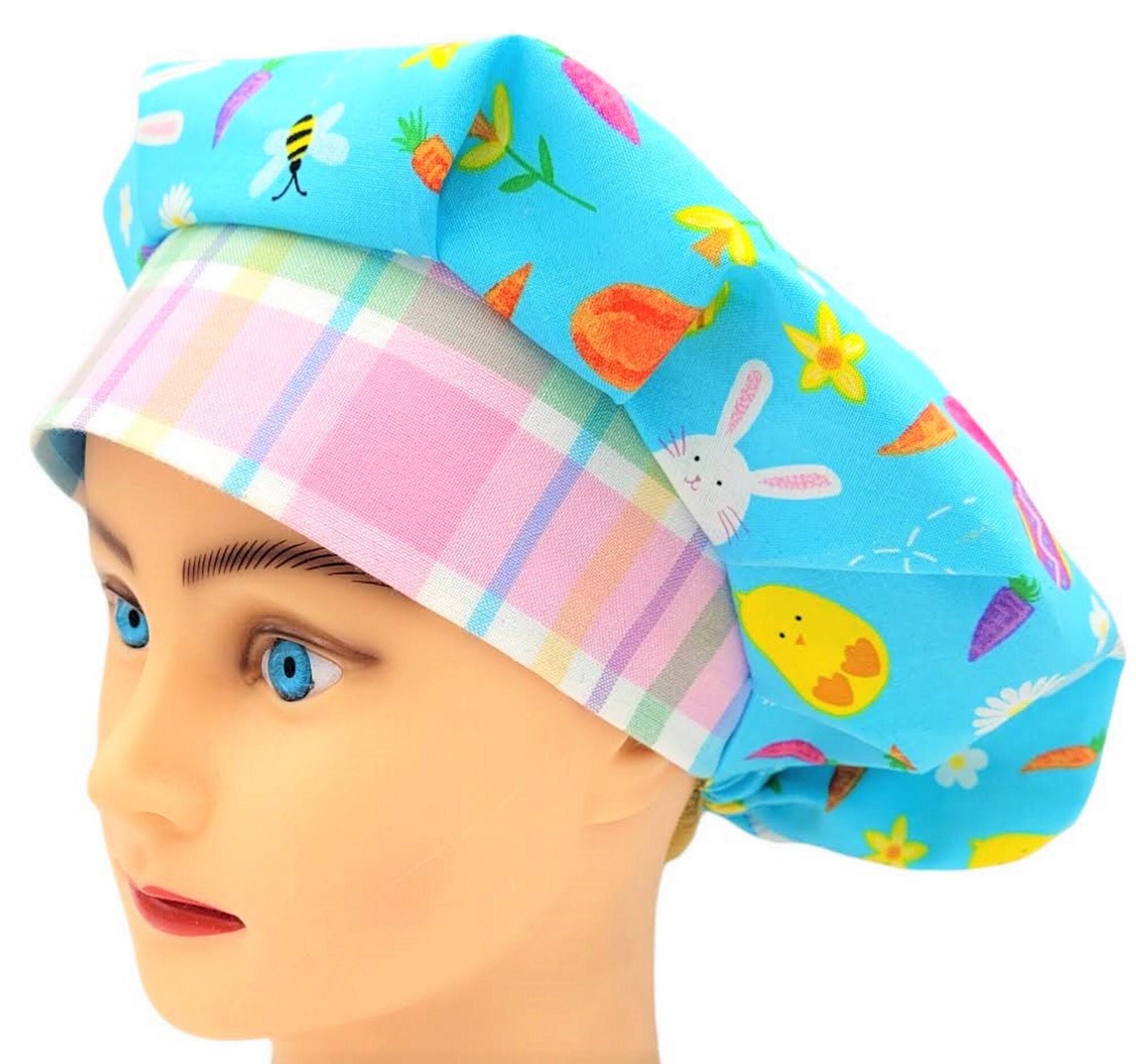 Bouffant Scrub Cap With Satin EASTER 
