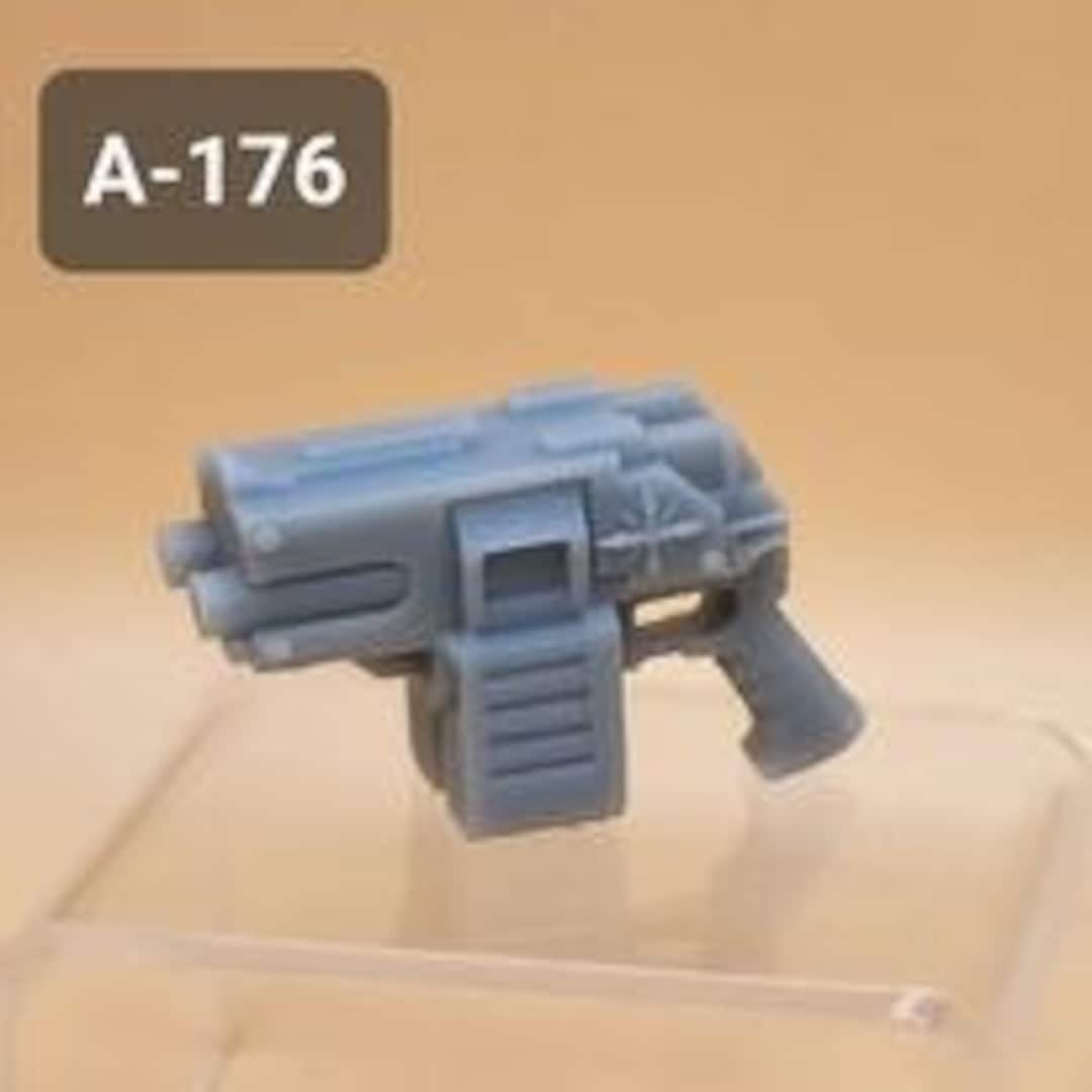 A176 Chaos Double Barrel Bolter Custom Compatible W 7 Etsy
