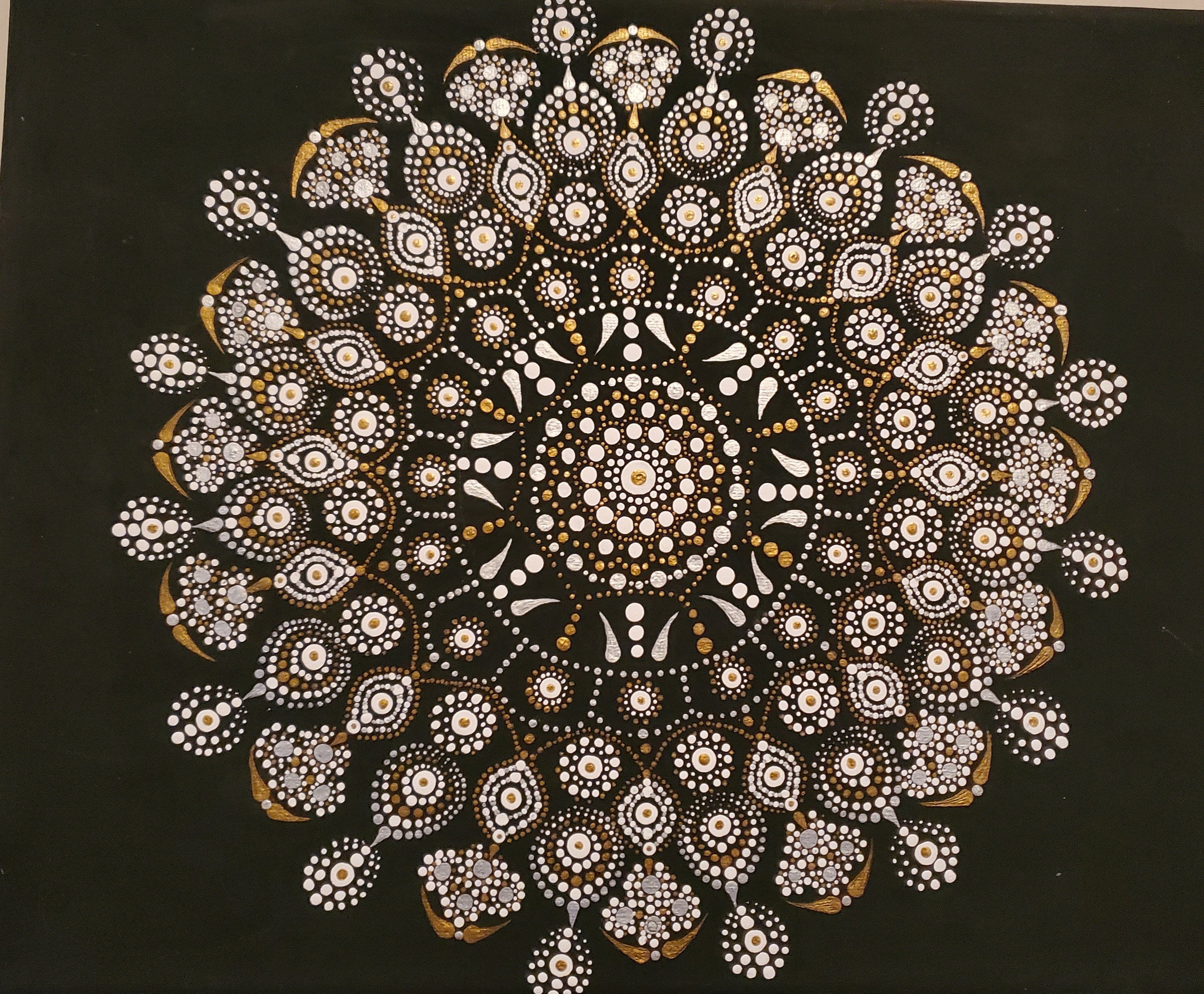 Canvas painting Mandala pictures Etsy