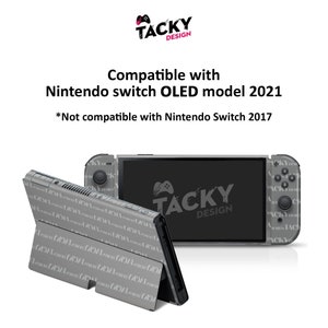 Nintendo switch oled skin Mushroom, Cute Kawaii switch oled skin Full wrap 3m image 5