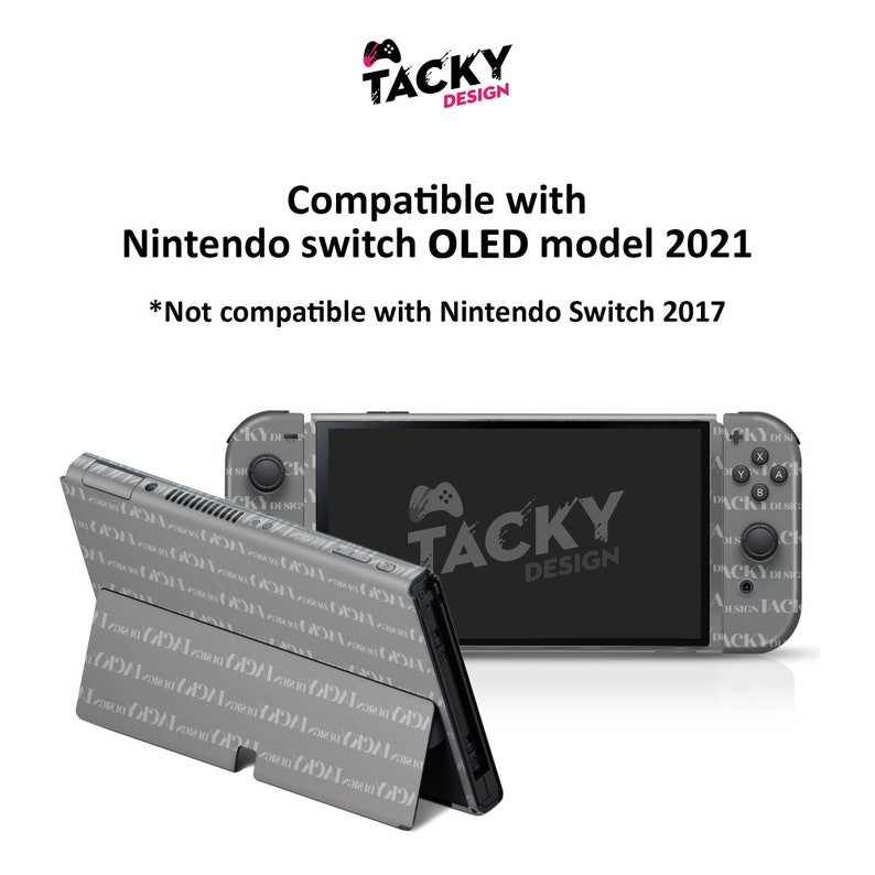 Nintendo switch oled skin Mushroom, Cute Kawaii switch oled skin Full wrap 3m image 5