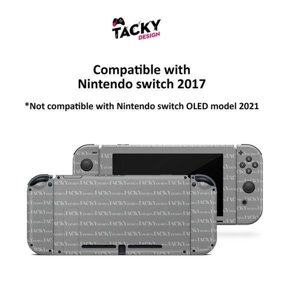 Tacky Design Retro Skin Compatible with Nintendo Switch Skin - Premium  Vinyl 3M Brown Colorwave,Color Blocking Nintendo Switch Stickers Set -  Switch