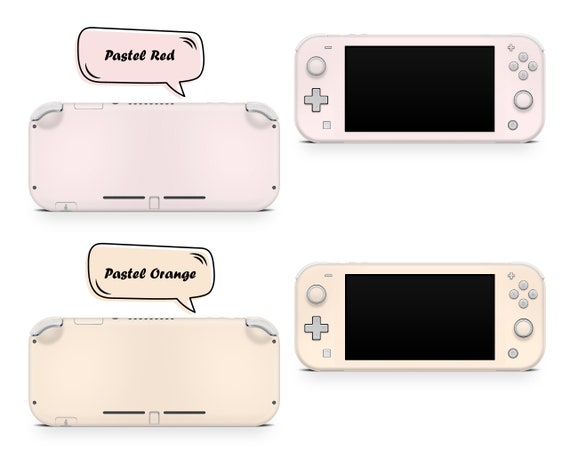 Pastel Green nintendo switches skin ,Retro Colorwave switch OLED skin -  Tackydesign