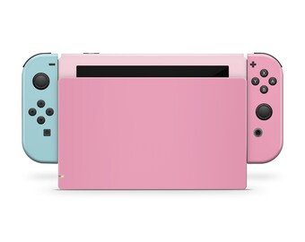 Pastel Pink Nintendo Switch Skin ,color Blocking Switch Skin