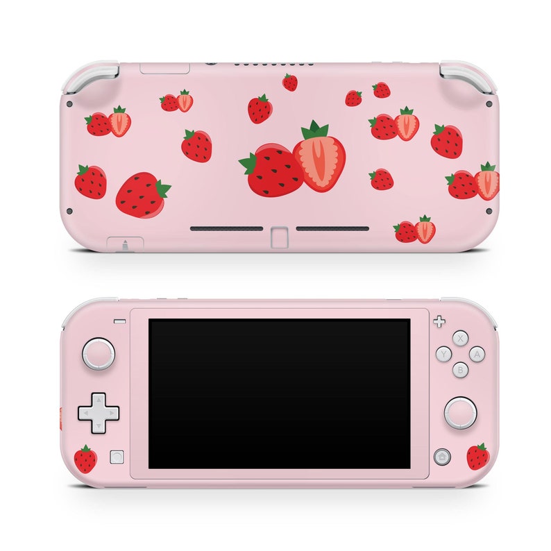 Nintendo switch Lite skin Cute strawberry switches lite skin | Etsy