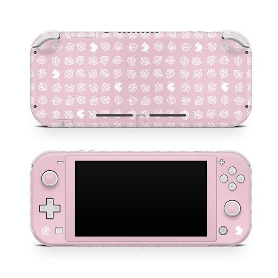 Pink Nintendo Switch Lite Skin, Leaf Pastel Pink Skin Full Wrap Lite Cover  Decal Vinyl 3m 