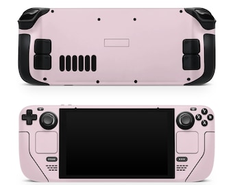 Cute Pink steam deck skin ,Kawaii solid color steam deck Decal Full Wrap cover Vinyl 3m Sticker