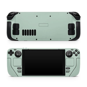 Cute Mint Green Steam Deck skin ,Kawaii Classic solid color steam deck Decal Full Wrap cover Vinyl 3m Sticker