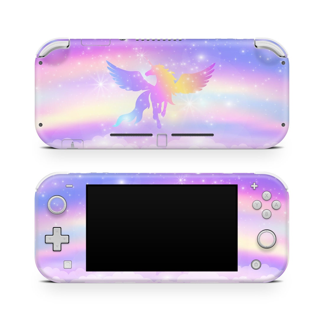 Housse Switch Licorne Skin Licorne Pour Nintendo Switch Lite, Skin