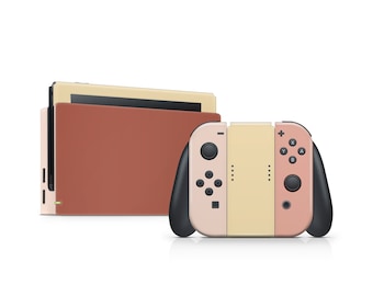 Skin per Nintendo Switch con blocco colore, Skin per switch in tinta unita Pelle Colorwave Copertura completa 3 m
