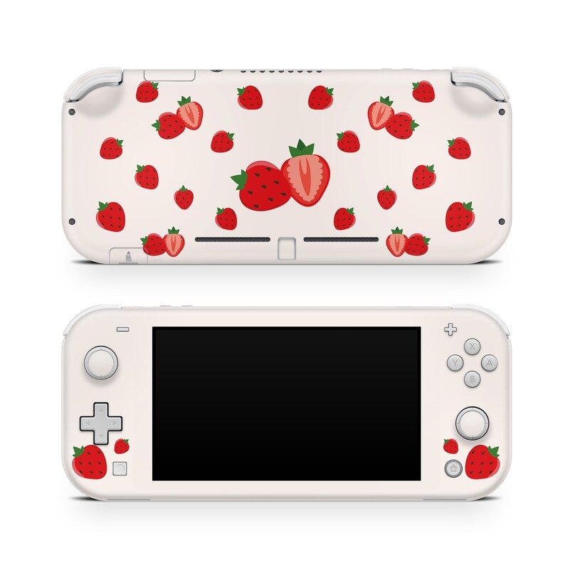 Nintendo switch Lite skin Cute strawberry switches lite skin Etsy
