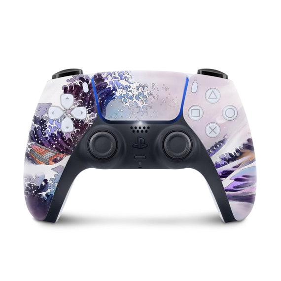 Buy Ps5 Skin Wave, Playstation 5 Controller Skin, Vinyl 3m Stickers Full  Wrap Cover Online in India 