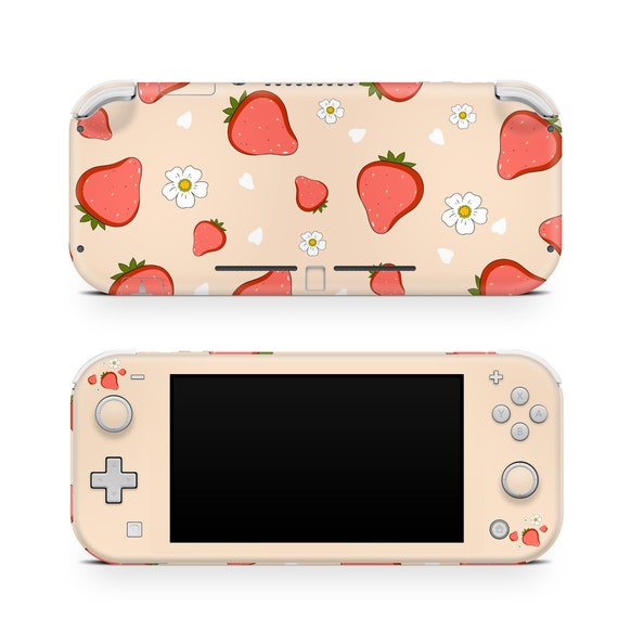Nintendo Switch Lite Skin Cute Strawberry ,pink Color Switch