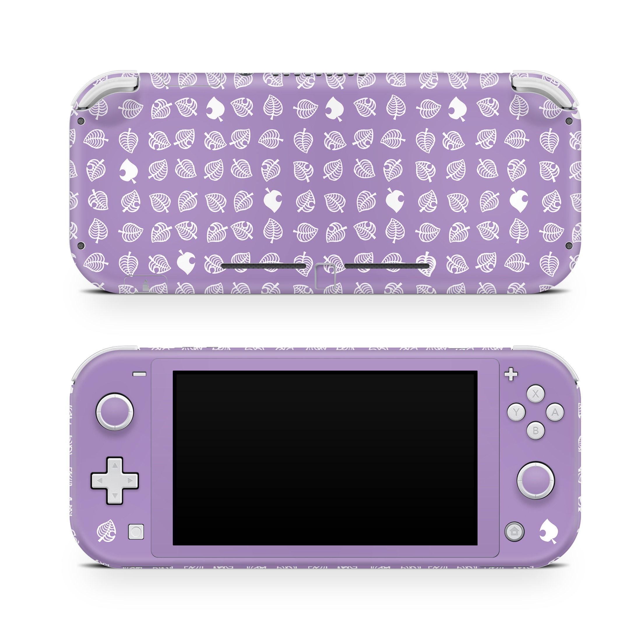 Nintendo switch Lite skin, Pastel purple Leaf switch skin, Leaves switch  decal Vinyl 3m