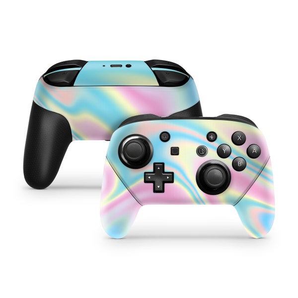 Nintendo Switch Pro Controller Skin, Opal Iridescent Switch controller Full cover 3m