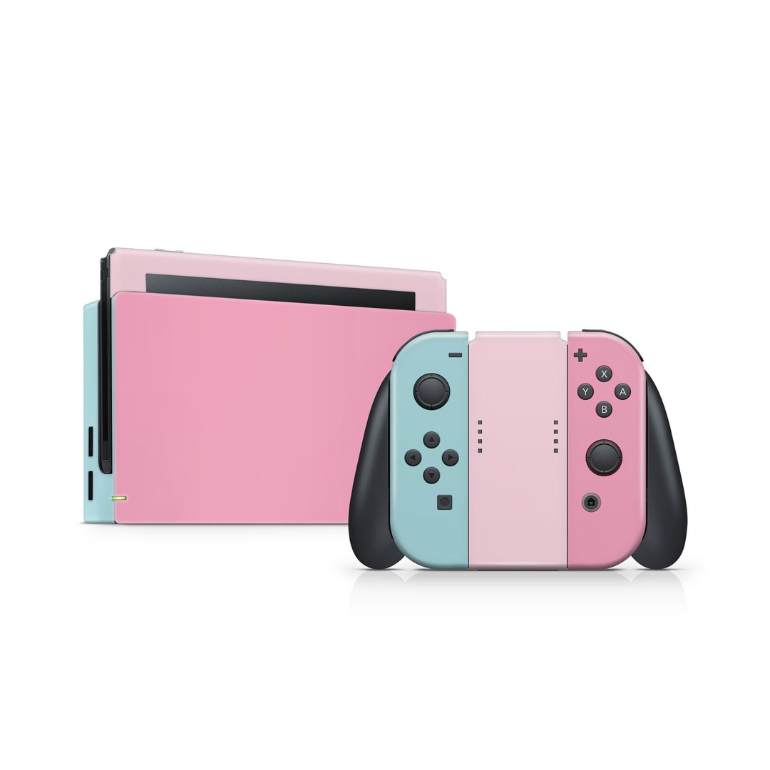 Pastel Pink Nintendo Switch Skin color Blocking Switch Skin - Etsy