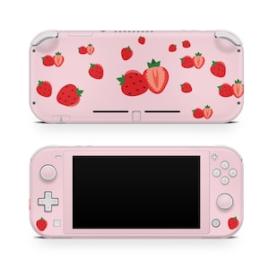 Nintendo Switch Lite Skin Cute Strawberry, Fruit Switch Lite Skin ...