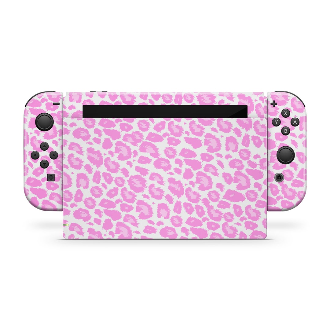 Leopard Nintendo Switch Skin, Pink Switch Skin Full Wrap Cover 3m - Etsy