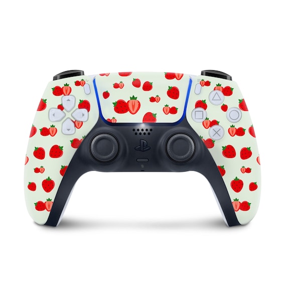 Strawberry Ps5 Skin Sony Playstation 5 Controller Skin Green 