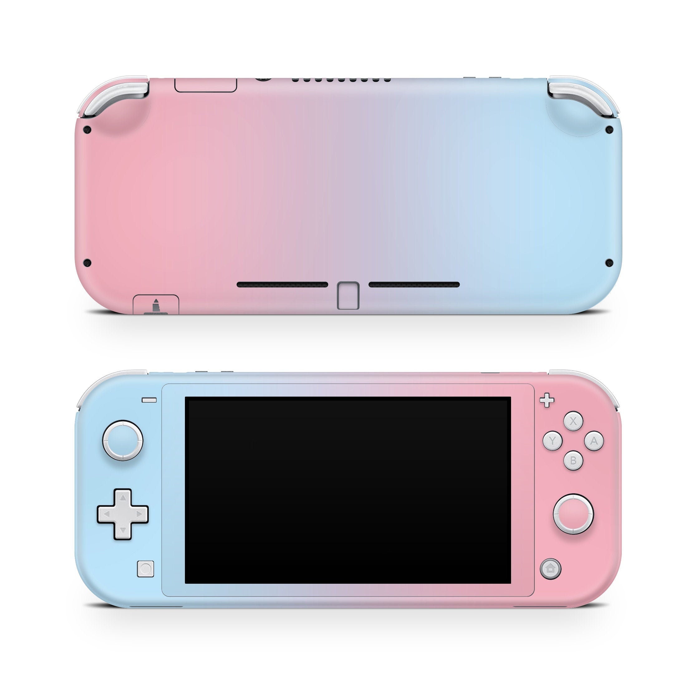 Nintendo Switch Lite Skin Iridescent Pastel, Duo Color Pink and