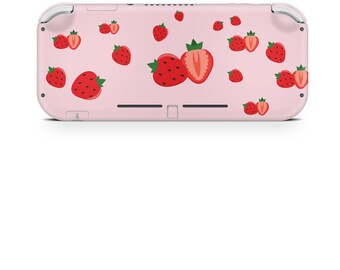 Nintendo Switch Lite ピンク♪ Nintendo Switch Lite Skin, Cute Strawberry Switch Lite Skin