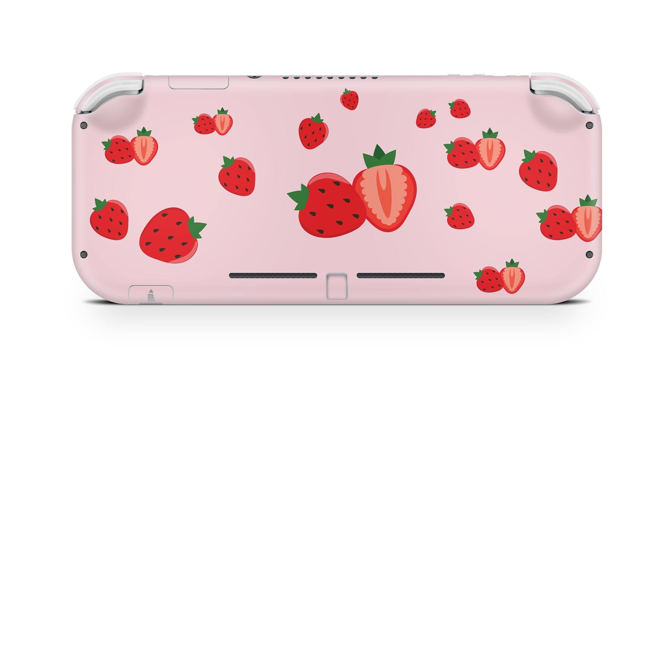 ZOOMHITSKINS Switch Lite Accessories, Compatible For Switch Lite Skin, Unicorn Pastel Light Mauve Pink Horse Pony Anime Cute, 3M Vinyl, Durable & Fit, Easy To Install, Made In The USA