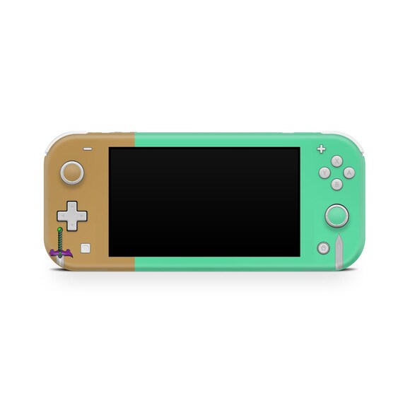 Pastel Green nintendo switches skin ,Retro Colorwave switch OLED skin -  Tackydesign