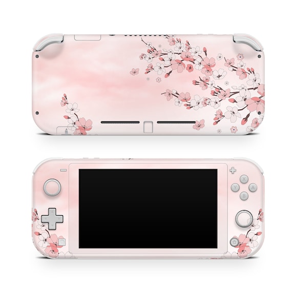 Nintendo Switch Lite Skin, Cute Strawberry Switch Lite Skin Pastel Pink  Full Cover 3m 