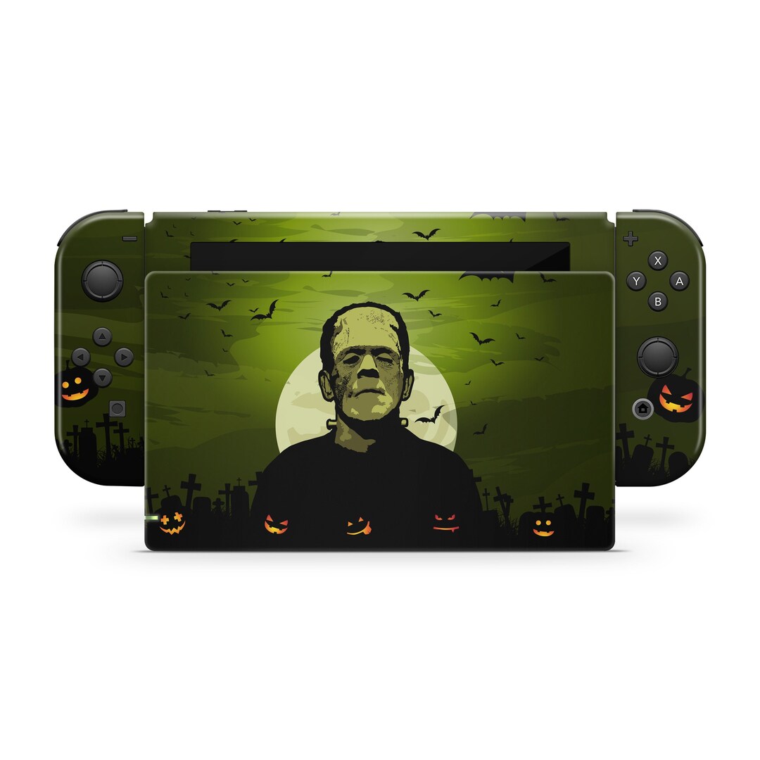 Halloween Nintendo Switch Skin Spooky Frankenstein Switch Etsy