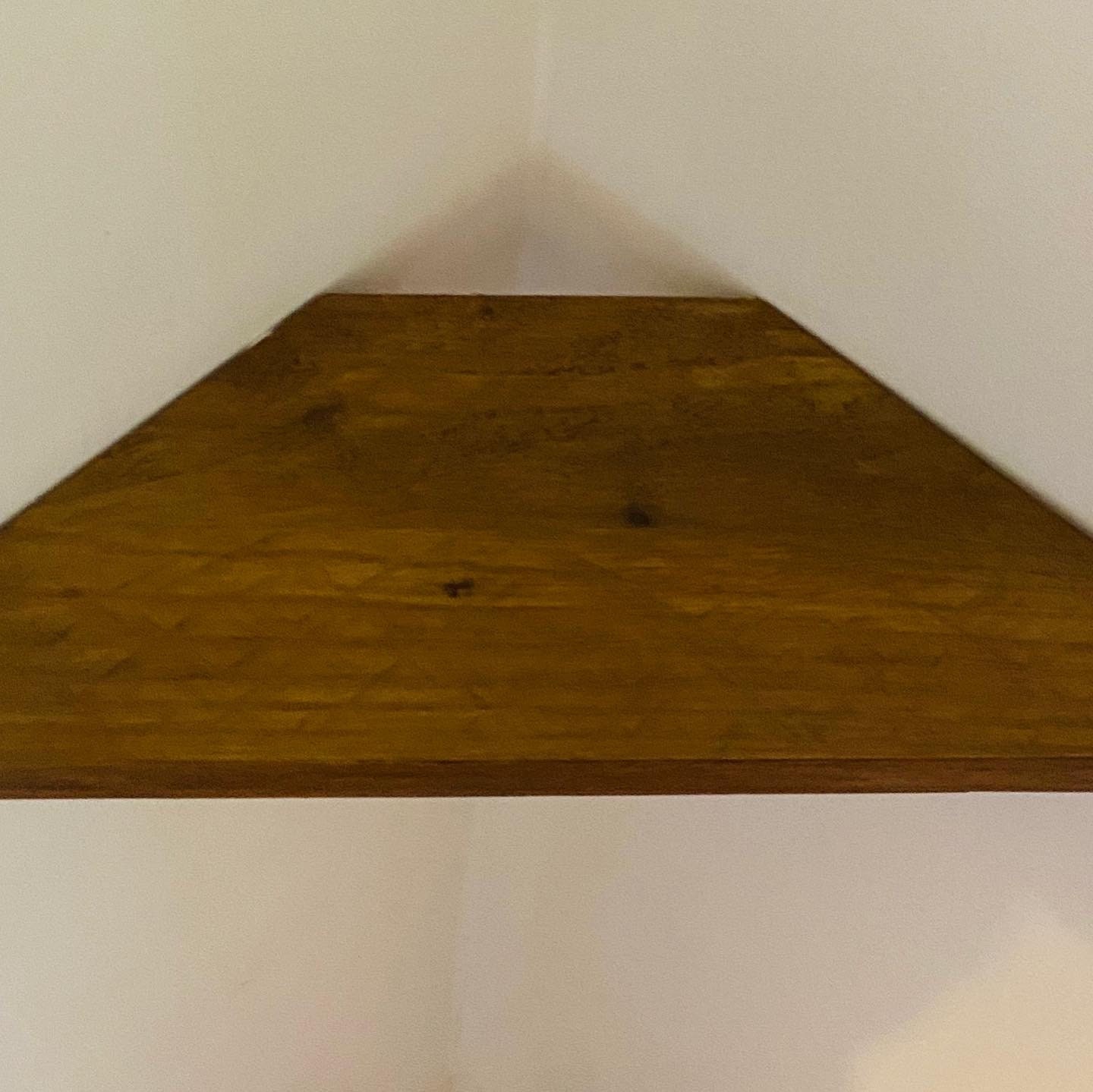 Reclaimed Rustic Wooden Corner Shelf Wooden Shelf Corner Etsy UK