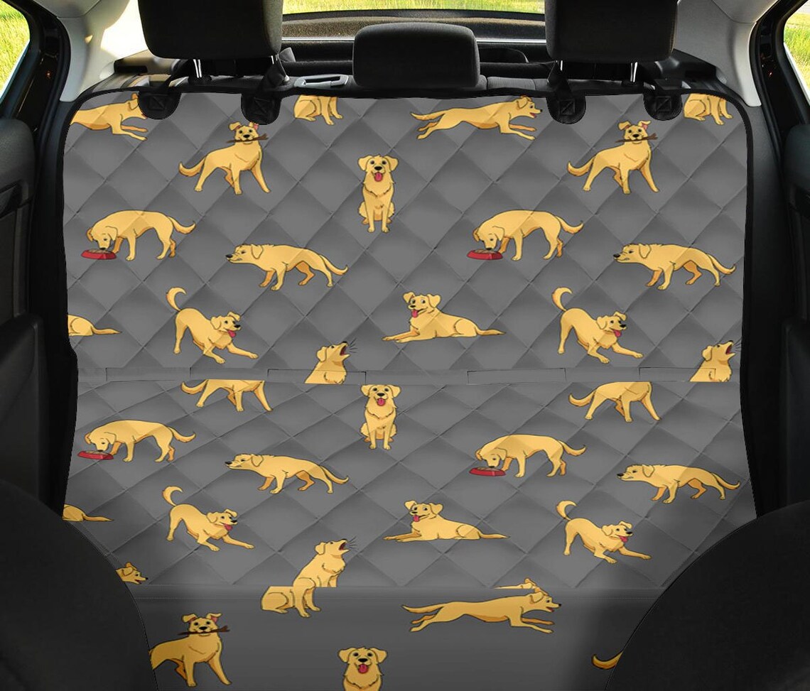 Golden Retriever Dog Seat Cover Etsy UK