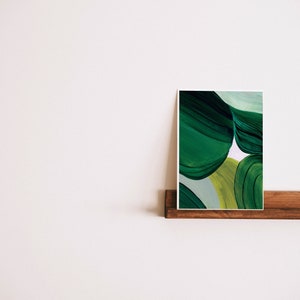 Abstracte groene print, moderne aquarelkunst, hedendaagse grote muurkunst voor huisdecor, smaragdgroene kunstprint, groene aquarel abstract afbeelding 4