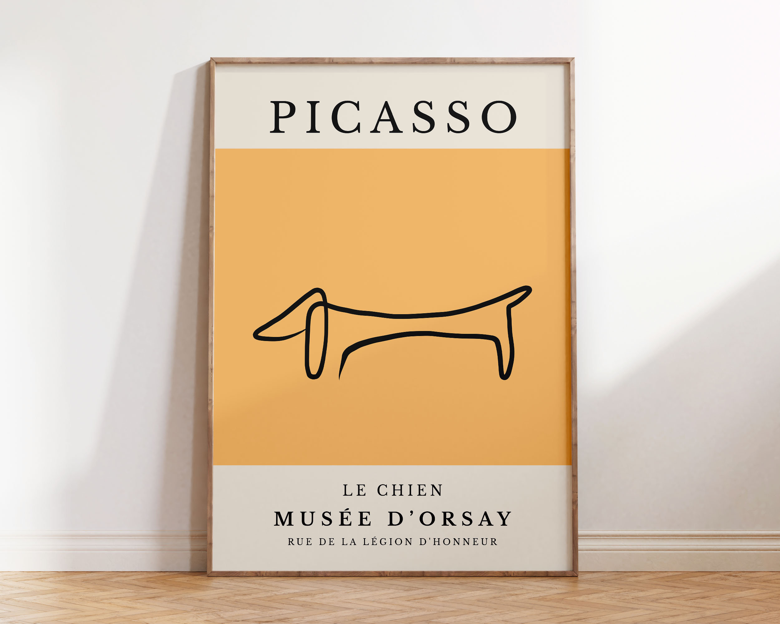 picasso le chien print