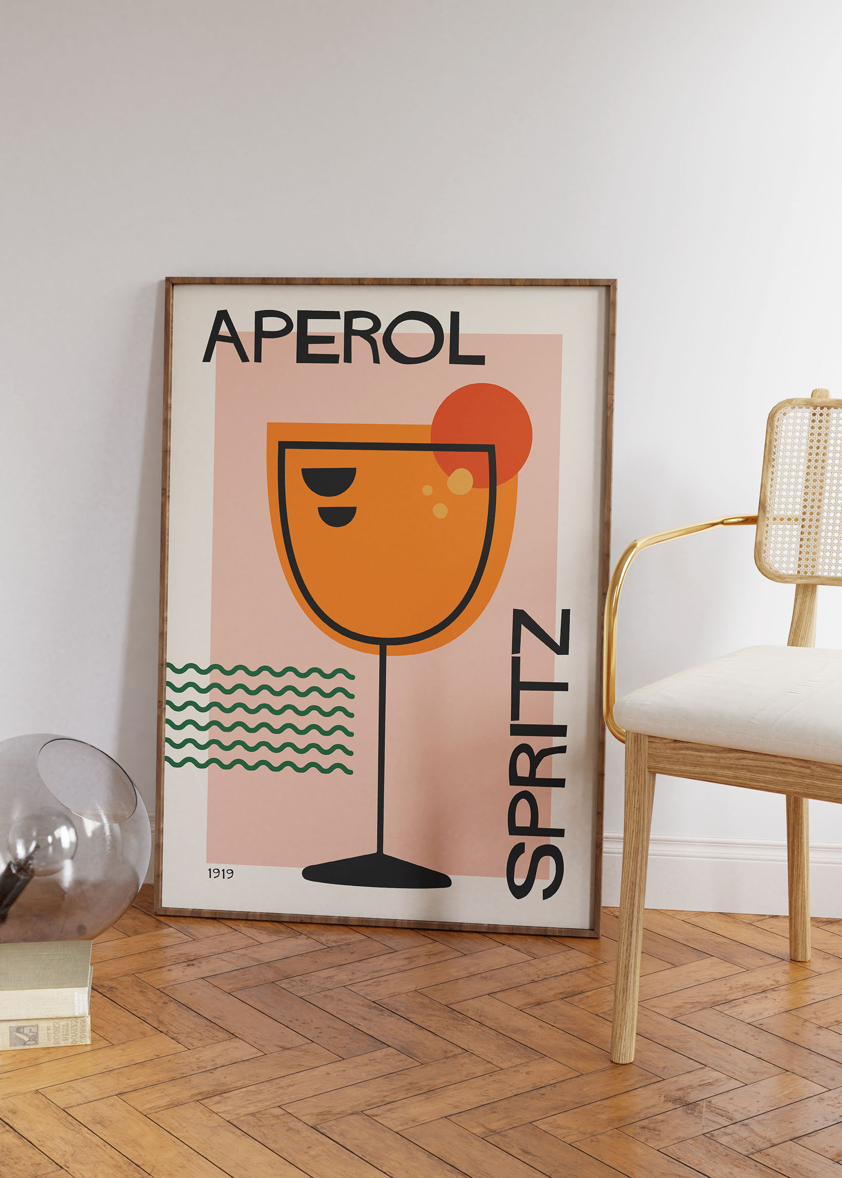 [PSTR Studio] Aperol Spritz アートポスター PSTR Studio Elin PK Aperol Spritz Frameless Art Print