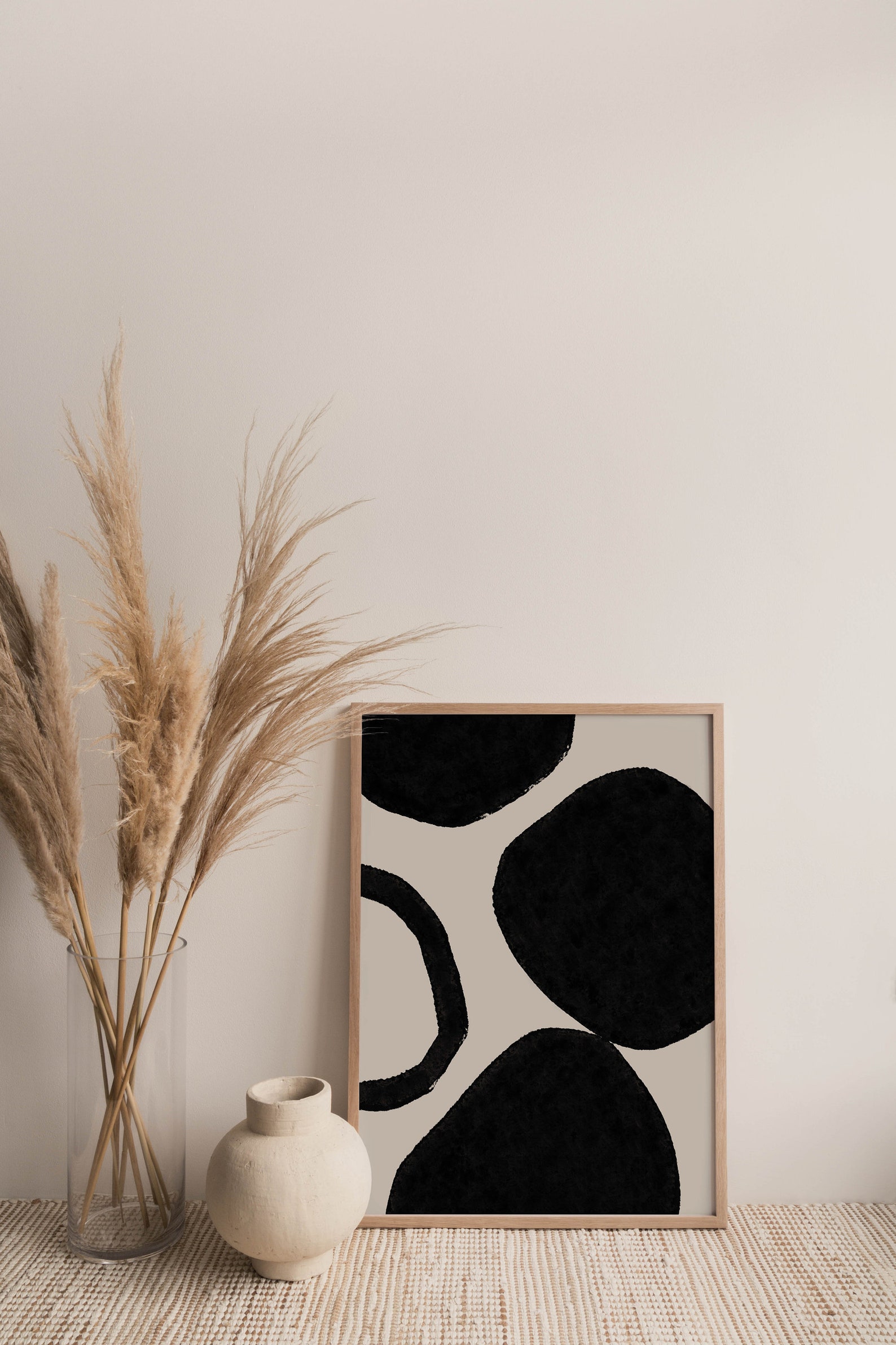 Beige Aesthetic Wall Art Minimalist Wall Art Beige Wall Etsy