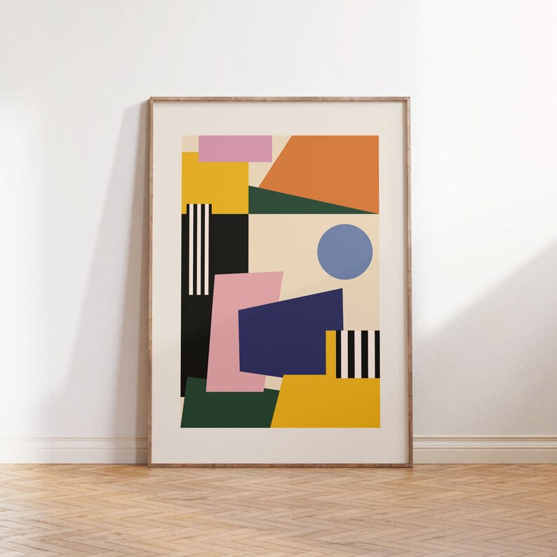 Bauhaus Exhibition Poster 1923, Minimalist Mid Century Modern Wall Art ...