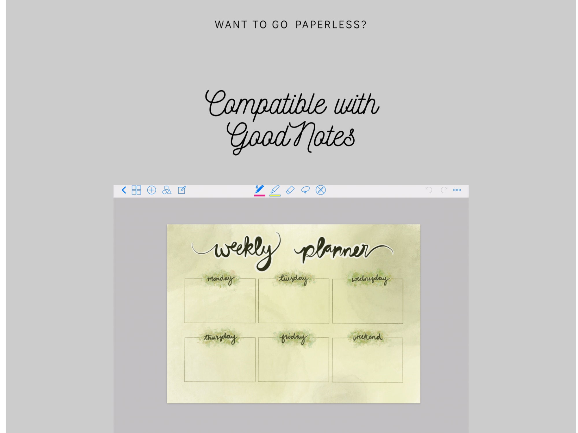 notability weekly planner notability weekly planner